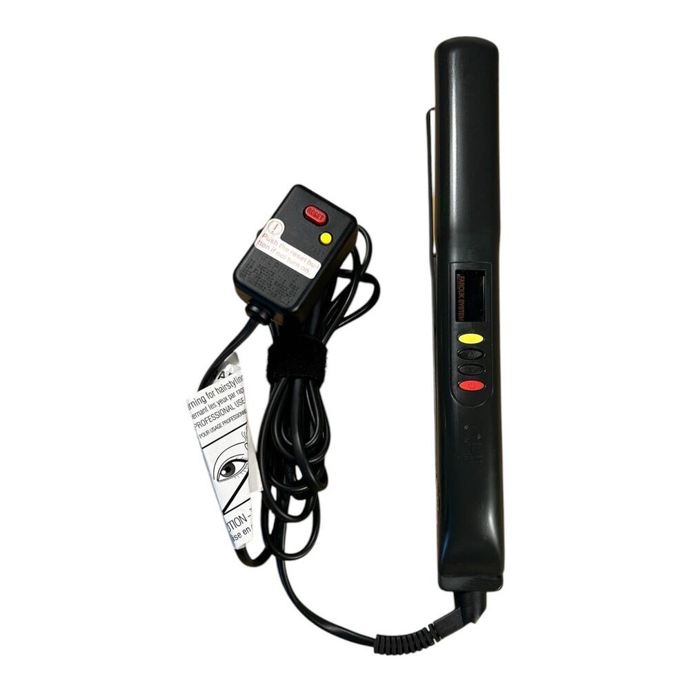 CHI AutoDIGITAL Ceramic Flat Iron 1 Inch Only 8 Hours Use GF1004USA  EUC